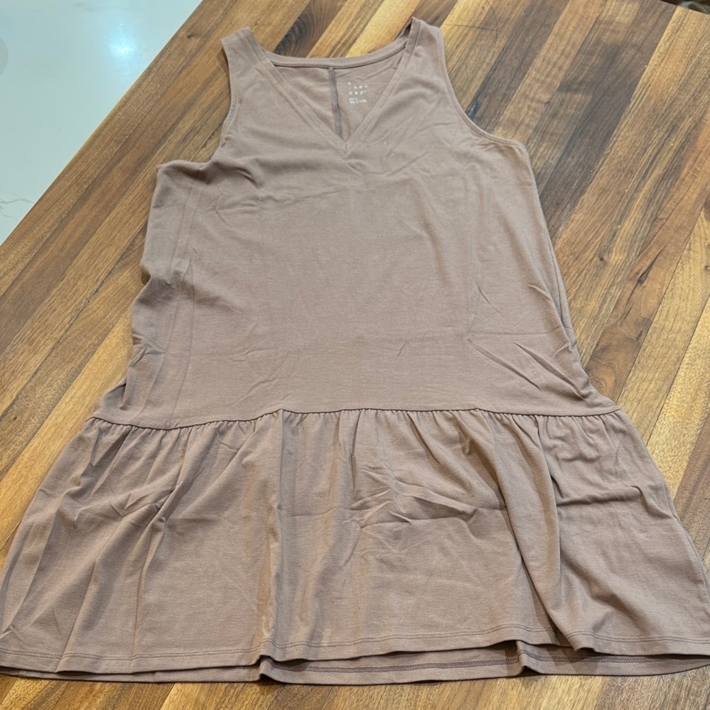 A New Day Women's Drop-Waist V-Neck Dress